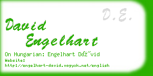 david engelhart business card